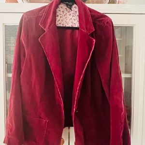 Style & Co corduroy cropped jacket